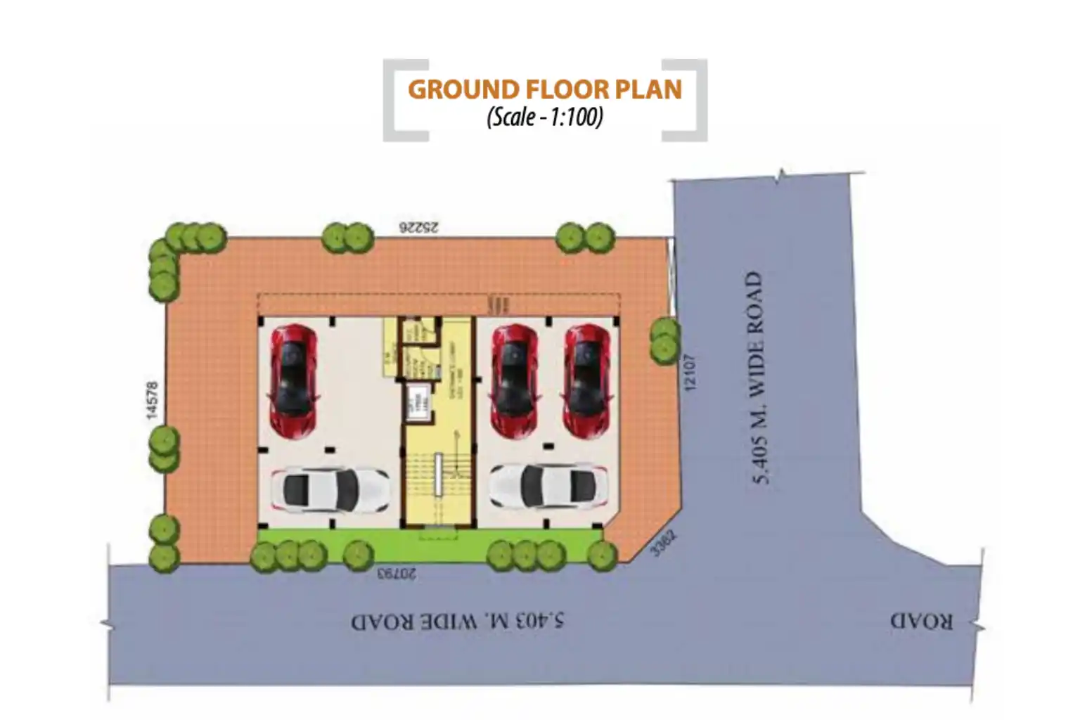 mandhan galaxy ground floor plan